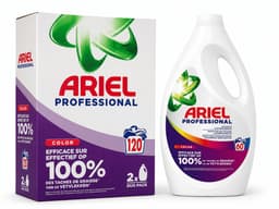 Ariel Professional Color Vloeibaar Wasmiddel 2 x 2,7 Liter - 120 Wasbeurten - Voordeelverpakking — thumbnail 1