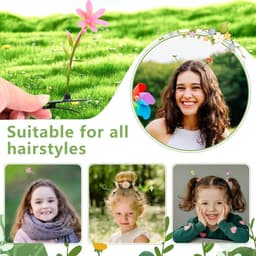 Bekecidi 40pcs Bean Sprouts Hair Clips Funny Plant Hairpins Small Grass Sprout Clips Flower Butterfly Hair Barrettes - ShopVlot — thumbnail 4