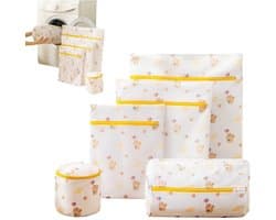 Solidchoice - Set van 5 Waszakken met Rits voor Fijne Was