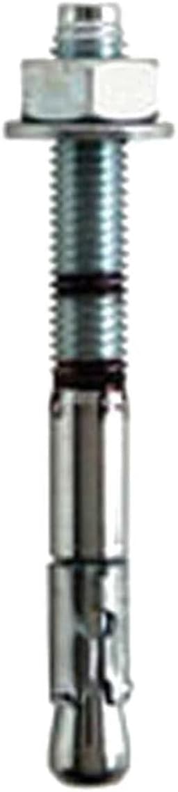 Vergulde Doorsteekanker - M12 Ankerbout - Zware Bevestigingen - Zink Verzinkt - 12 x 100 mm - Zilver — thumbnail 5