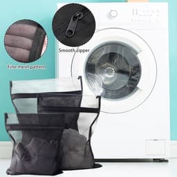 Set van 6 duurzame wasnetzakken met anti-vervorming, ideaal voor het beschermen van kleding in de wasmachine en het verlengen van de levensduur van textiel — thumbnail 5