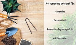 Grondankers 50 stuks - Niet-galvaniseerd staal - Voor het bevestigen van onkruiddoek - Veilig en snel te bevestigen - SnelShoppen — thumbnail 2