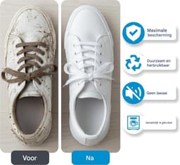2 waszakken voor sneakers – stevig gaas, ritssluiting, herbruikbaar, voor wasmachine,Schoenwasnet voor alle schoenen – beschermt tegen vervorming en kleurverlies — thumbnail 4