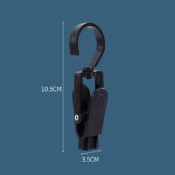 Wasknijpers 10 Stuks - Multifunctioneel Ontwerp - Draaibaar - Antislip - Klemkracht - Voor Kleding en Hoeden - Ophangclips — thumbnail 5