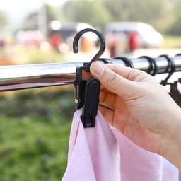 Wasknijpers 10 Stuks - Multifunctioneel Ontwerp - Draaibaar - Antislip - Klemkracht - Voor Kleding en Hoeden - Ophangclips — thumbnail 5