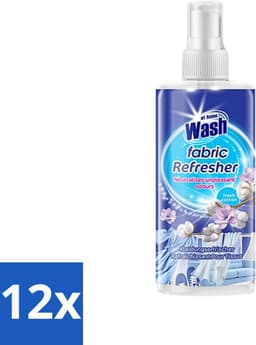 At Home - Wash - Textielverfrisser - Fresh Cotton - Neutraliseert Onaangename Geuren - 300 ml - Voordeelverpakking - 12 stuks — thumbnail 1