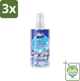 3 x At Home - Wash - Textielverfrisser - Fresh Cotton - Neutraliseert Onaangename Geuren - 300 ml - Grootverpakking - Textielverfrisser - Katoengeur - Geur Neutraliseren - Kleding Verfrissen - Stoffen Verfrissen — thumbnail 1