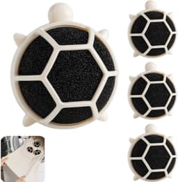 4 stuks-Pluisroller - Wasballen - Herbruikbaar - Huisdierhaarverwijderaar - Wasaccessoire - Geschikt voor het absorberen van huisdierhaar - Antiklit - Gebroken wit - 7,7*6,6*4 cm — thumbnail 1