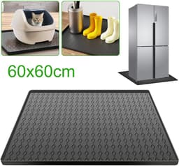 Siliconen Koelkastmat - Onder De Koelkastmat - Opvangbak Voor De Wasmachine - Vloerbeschermer Voor Onder De Koelkast — thumbnail 1