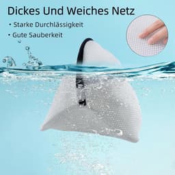 Waszak voor Schoenen en Delicate Kleding, Antideform, Mesh, met Rits (2 Stuks) - Ideaal voor Wassen en Beschermen — thumbnail 5
