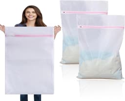 Grote Waszakken 90 x 110 cm - Ideaal voor Kleding, Bedlinnen en Handdoeken, Geschikt voor Wasmachine en Diverse Textielsoorten — thumbnail 1