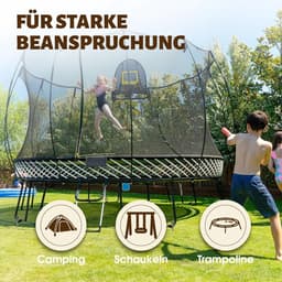 SnelShoppen - Ground Anchor Heavy Duty 4 Pack - Grondpennen Set voor Tenten, Trampolines en Grondbevestiging - Gemakkelijk te Installeren en Sterk — thumbnail 4