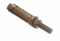 Projecterende Anker Bouten - Metselwerk Ankers - Zware Bevestigingen - Roestbestendige Plating - M8 x 75 mm - Geel Verzinkt — thumbnail 1