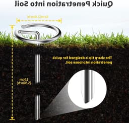 Grondankers Ø 4 mm voor worteldoek - 100 stuks voor stevige bevestiging en bescherming tegen onkruid — thumbnail 3