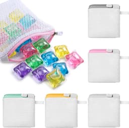 Mini wasnetten set van 5 stuks - Kleine waszakken voor delicate was, opbergzakken en wasmachinegebruik — thumbnail 1