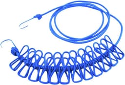 Reis Kledinglijn - Draagbare Hanger - Outdoor Drogen - Met Clips - 1.9 Meter - Groen — thumbnail 5