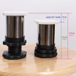 Koelkast Onderstel - Machine Verhoger - Apparaten Plaatsen - Verstelbare Hoogte - 45-70 cm — thumbnail 2