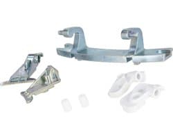 Wasmachine Deur Scharnier - Deurscharnier Set - Wasmachine Reparatie - Met Lagers - Gelijk aan RAN14150018 - Zilverkleurig