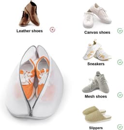 Zeynomax - Waszak voor Schoenen - 2-delige Mesh Waszak - Bescherming en Duurzaam - Schoenen Bewaren - Wasbescherming - Handig voor Wassen - Geschikt.. — thumbnail 5