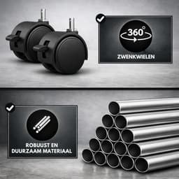 VLSelect® Droogrek inklapbaar - Droogrek - Wasrek - Wastoren — thumbnail 4