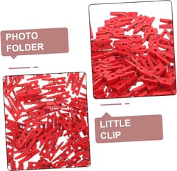 Houten Mini Clips - Fotohouders Knutselclip - Decoratie Maken - Natuurlijk Hout - 100 Stuks - Zwart — thumbnail 5