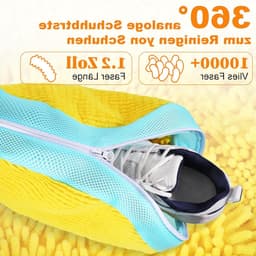 Schoenwaszak voor de wasmachine, 1 stuk, beschermt schoenen, ideaal voor sport- en wandelschoenen — thumbnail 4