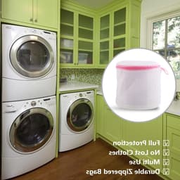 Cilindrische waszakken voor BH's, ondergoed en sokken - 3-delige mesh set voor wasmachine en reisorganisatie — thumbnail 4