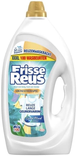 Frisse Reus Gel Lotus - Vloeibaar Wasmiddel - Witte Was - Frisse Geurbeleving - 100 Wasbeurten - Grootverpakking — thumbnail 1