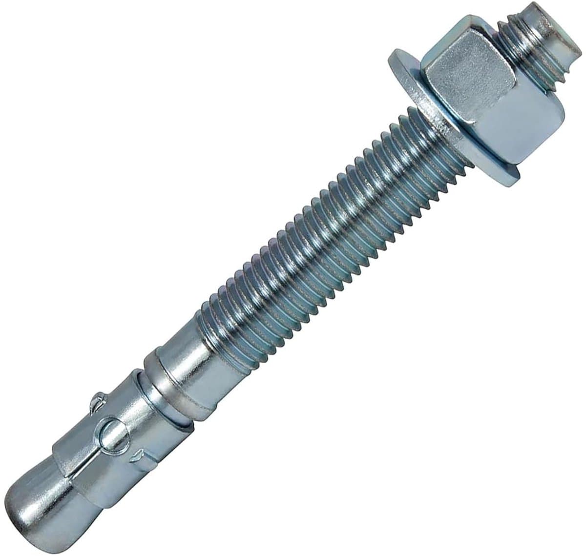 Keilbouten - Betonanker - Vaste Bevestiging - Verzinkt Staal - 5/8 x 12 inch - Zilver — afbeelding 1