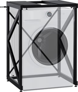 Wasmachine Ombouw - Opbouwmeubel - Kast Wasdroger - Meubel - montage gemak — thumbnail 1