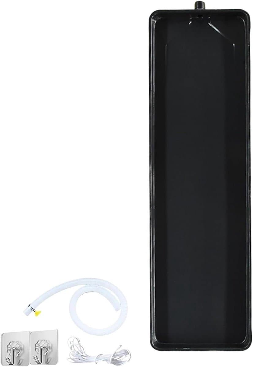 Druppelbak Airco - Lekbak Condenswater - Condens Afvoeren - Verzinkt Staal - 171 x 24 cm - Zilver — afbeelding 1