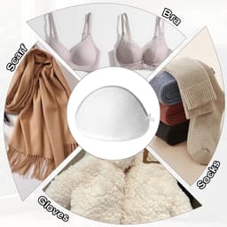 Bh Waszak Bh - 4-delige set voor beha's, kant, kousen en panty's; beschermt in de wasmachine, herbruikbaar, ruimtebesparend — thumbnail 4