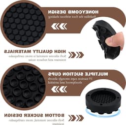 4 Pcs Vibration Dampers for Washing Machine Feet, Rubber Feet Vibration Dampers, Anti-Vibration Pads for Washing - ShopVlot — thumbnail 2