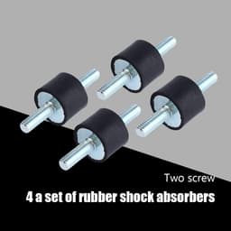 Dailygoody - Anti-Vibratie Rubber Schokdemper - Vibration Insulator - Geluiddempende Accessoire - M6 formaat - Schokabsorberend Rubber - Voor Compress — thumbnail 2