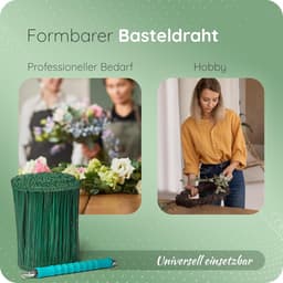Sluitdraden voor zakken - Binddraad koper - Zakken afsluiten - Kunststof gecoat - 180 mm 14 mm - Groen — thumbnail 2