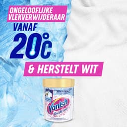 Vanish Oxi Action Vlekverwijderaar Poeder - Witte Was - 940g — thumbnail 2