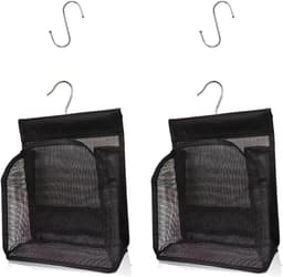 Opvouwbare wasknijperzakken - 2 stuks met grote capaciteit, ademend en afneembaar voor efficiënt opbergen en organiseren — thumbnail 1
