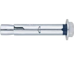 Bevestigingsankers - Hoge belastingen - Stevig bevestigen - Verzinkte coating - M10 x 100 mm - Metaal