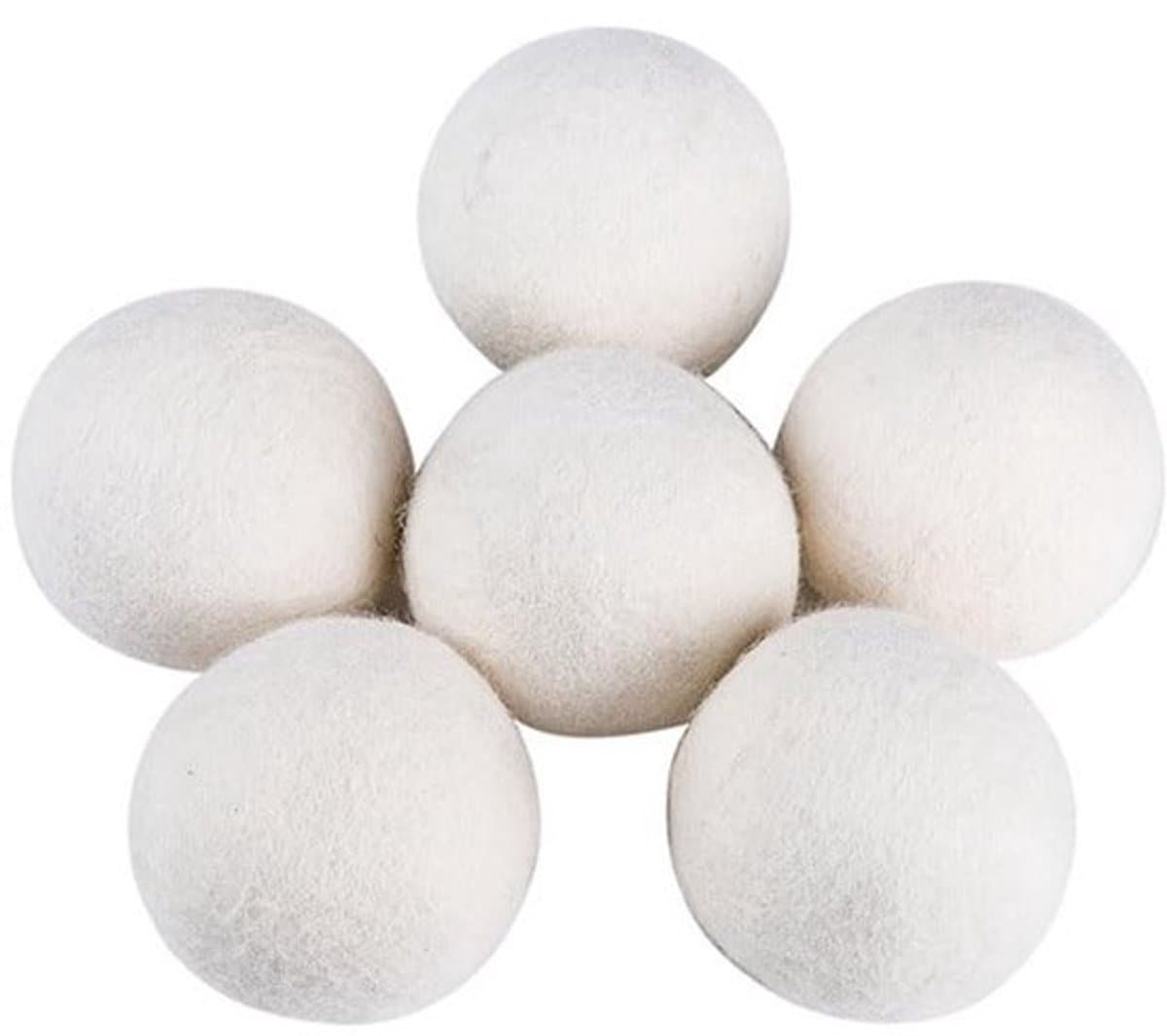 Allecto - Drogerballen - Vilten ballen - Herbruikbaar - Wit — afbeelding 1