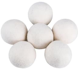 Allecto - Drogerballen - Vilten ballen - Herbruikbaar - Wit — thumbnail 1