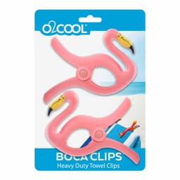 O2COOL - Boca Clips® Extra Stevige Handdoekclips - Flamingo — thumbnail 2