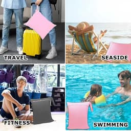 Dailygoods- Waszak Groot - 2 Stuks - Waterdicht - Opvouwbaar - Lichtgewicht - Oxford Stof - Voor Reis/Gym - Waszakje — thumbnail 3