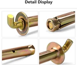Expansiebout - Muuranker Schroefanker - Zware Lasten Bevestigen - Hoge Hardheid - M10-120mm - One Color — thumbnail 2