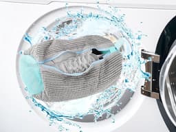 Waszak voor Sneakers en Schoenen - Herbruikbare Waszak voor de Wasmachine, Ideaal voor Reizen en Sokken, Grijs — thumbnail 4