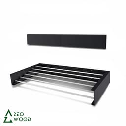 Zeo Wood® - Wanddroogrek Inklapbaar 100 cm - 6 m Drooglengte Grijs — thumbnail 4