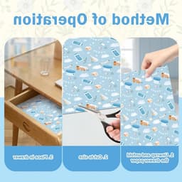 Linnen en Babypoeder Geurpapier voor Lades en Kasten, Geurpapier voor Verzorgingstafel en Kleerkast, 12 Vellen voor een Frisse Geur in Huis — thumbnail 4