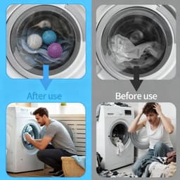 Solidchoice - Set van 6 Herbruikbare Droogballen voor Wasmachine en Drogen — thumbnail 4