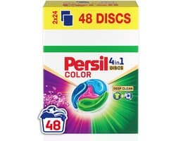 Persil Discs Color Deep Clean - Wascapsules - Gekleurde Was - Voordeelverpakking - 48 Wasbeurten