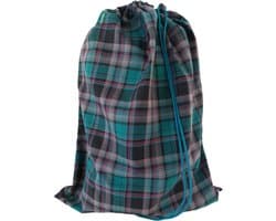 Bluvardi Katoenen waszak - XL- met trekkoord - Scottish green