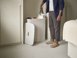 Joseph Joseph Tota Wasmand - 3 Compartimenten – Was Sorteren – 90 Liter - Ecru — thumbnail 4